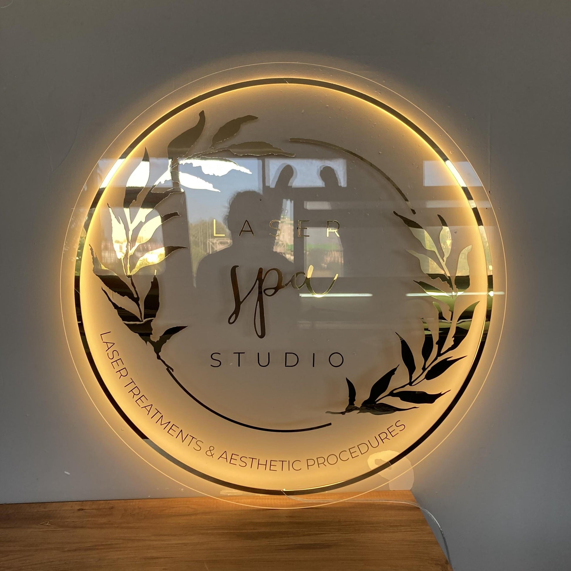 Custom Logo Sign, Business Custom 3D Backlit Acrylic Sign, Personalized Business Name Sign, Salon Wall Decor, Office Sign, Storefront Sign