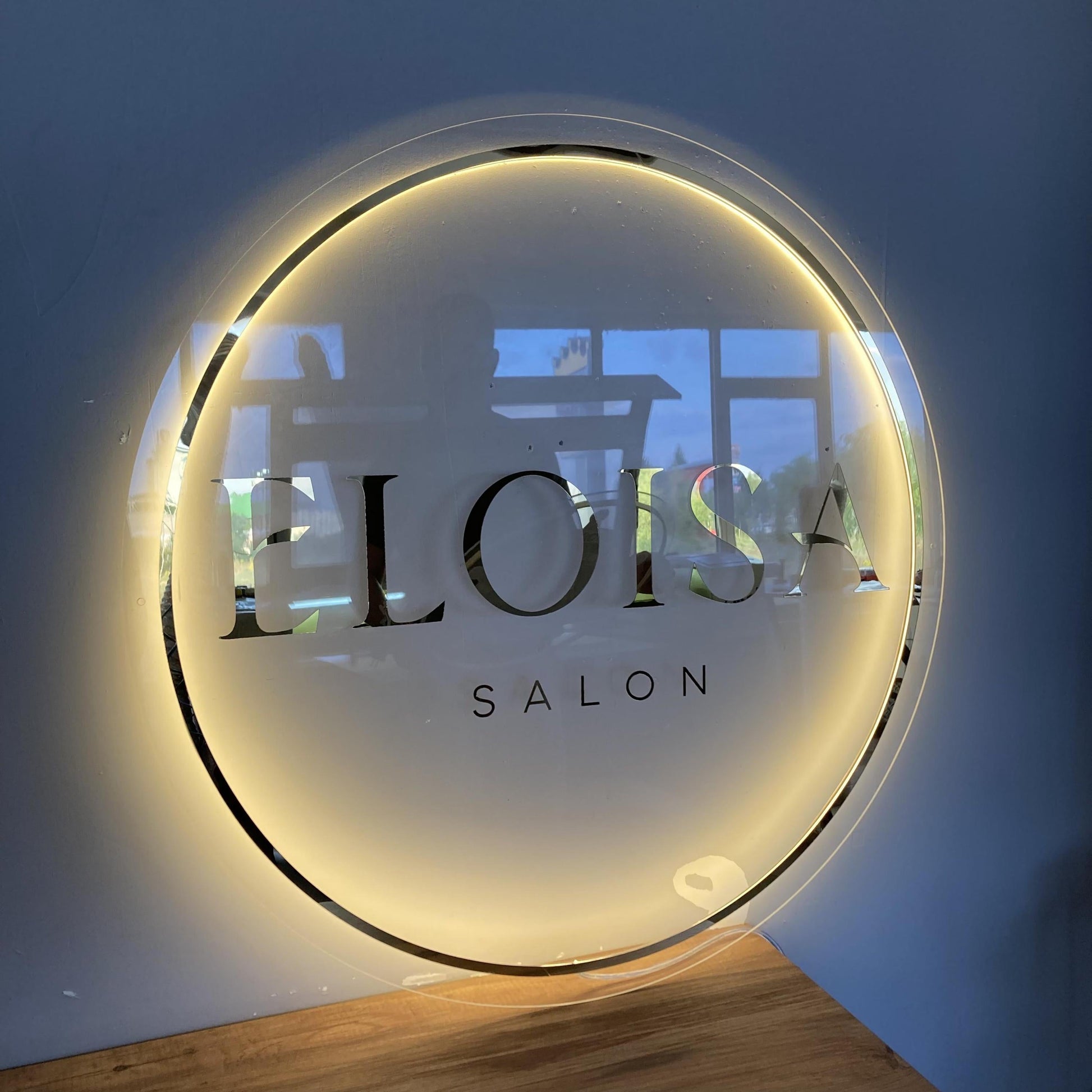 Custom Logo Sign, Business Custom 3D Backlit Acrylic Sign, Personalized Business Name Sign, Salon Wall Decor, Office Sign, Storefront Sign