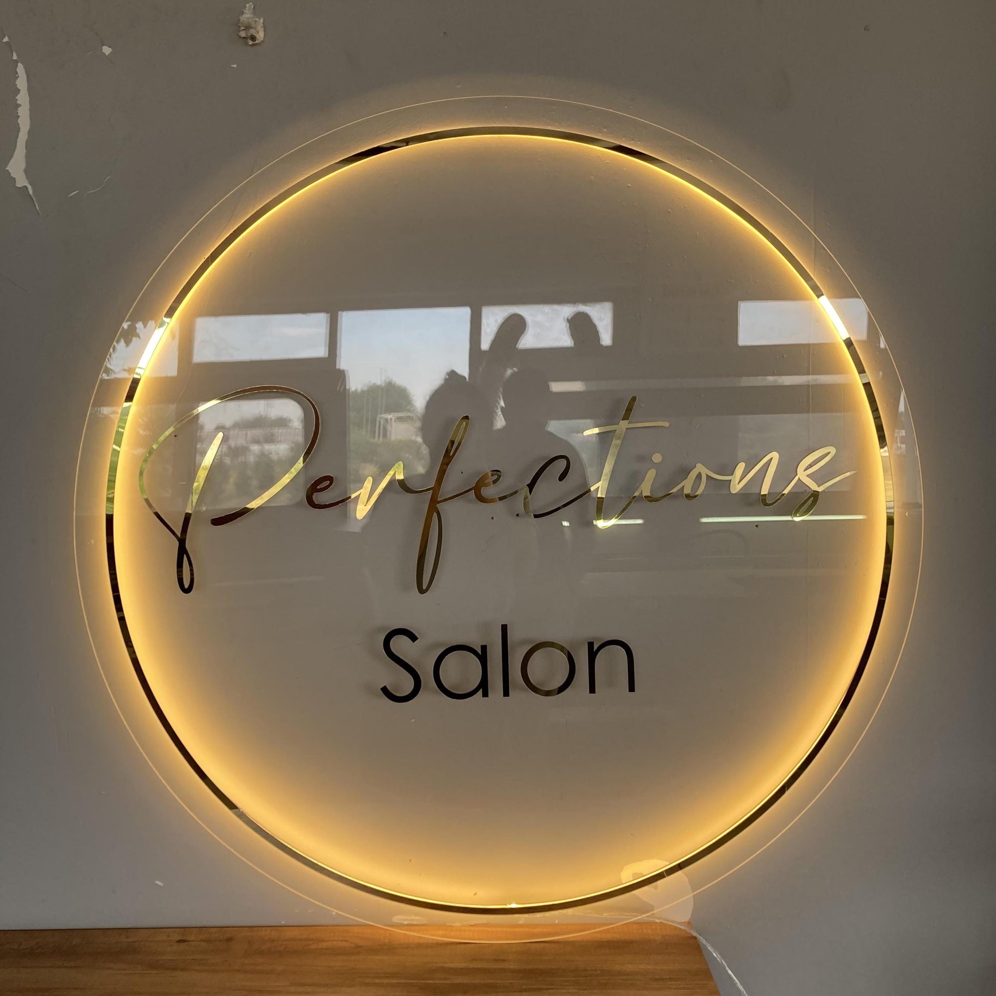 Custom Logo Sign, Business Custom 3D Backlit Acrylic Sign, Personalized Business Name Sign, Salon Wall Decor, Office Sign, Storefront Sign