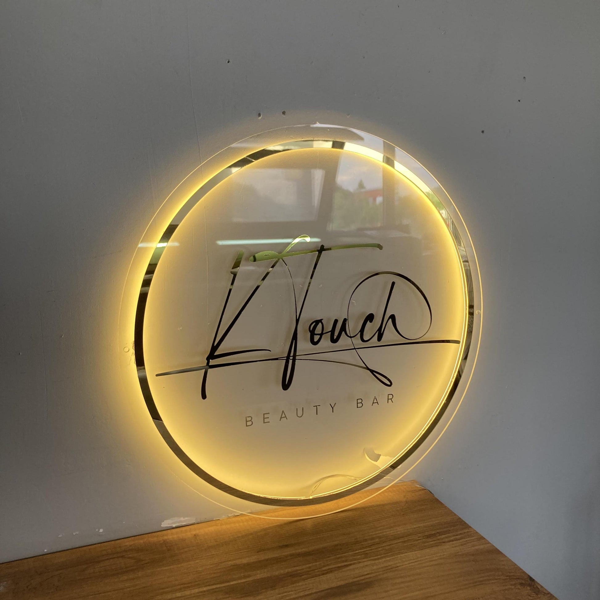 Custom Logo Sign, Business Custom 3D Backlit Acrylic Sign, Personalized Business Name Sign, Salon Wall Decor, Office Sign, Storefront Sign