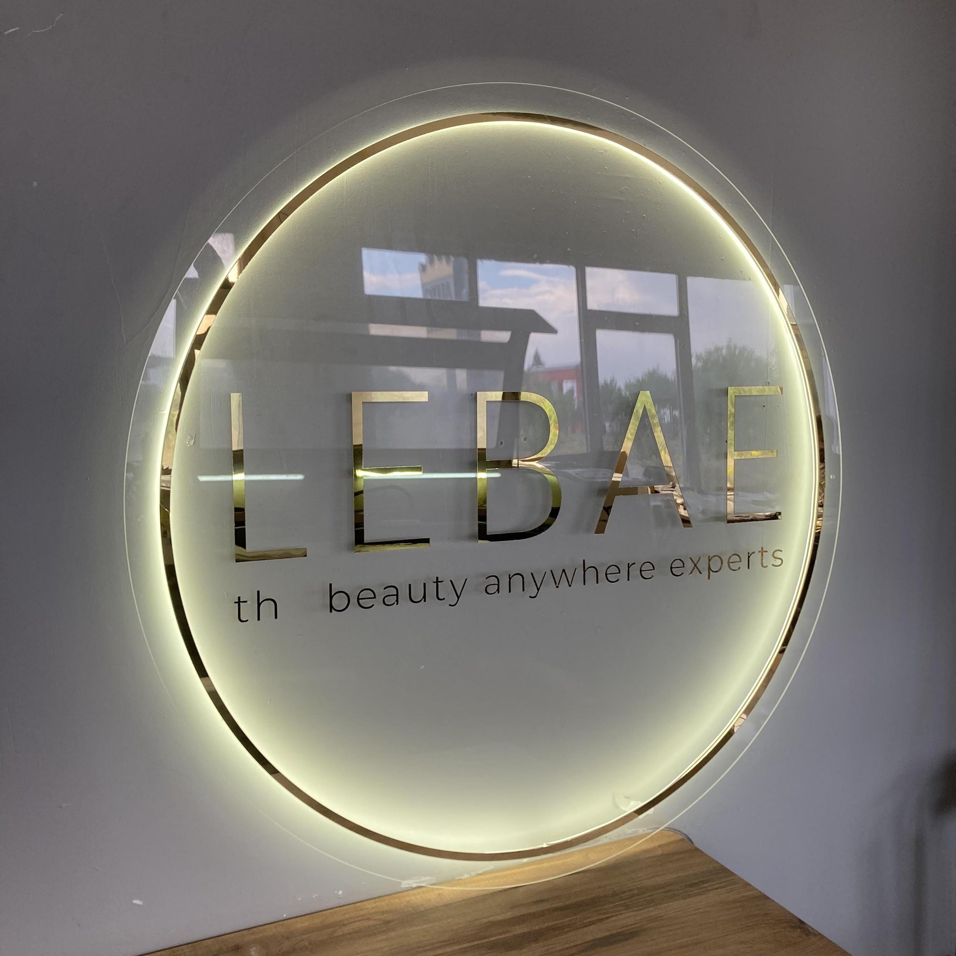 Custom Logo Sign, Business Custom 3D Backlit Acrylic Sign, Personalized Business Name Sign, Salon Wall Decor, Office Sign, Storefront Sign
