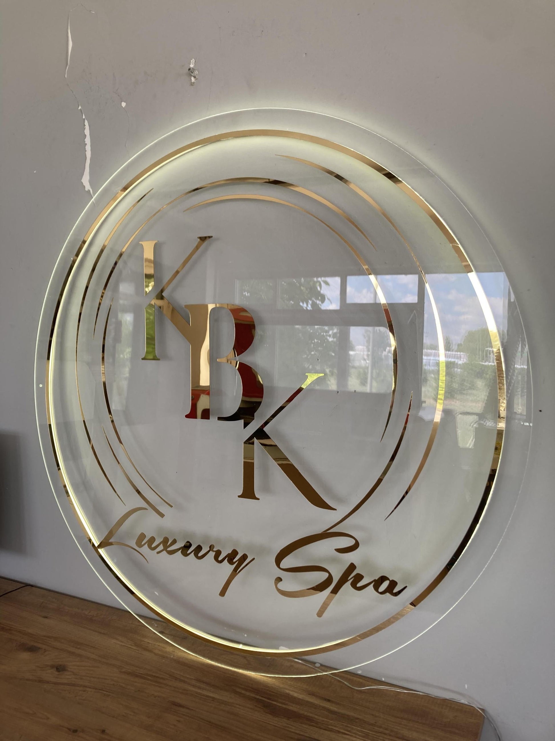 Custom Logo Sign, Business Custom 3D Backlit Acrylic Sign, Personalized Business Name Sign, Salon Wall Decor, Office Sign, Storefront Sign