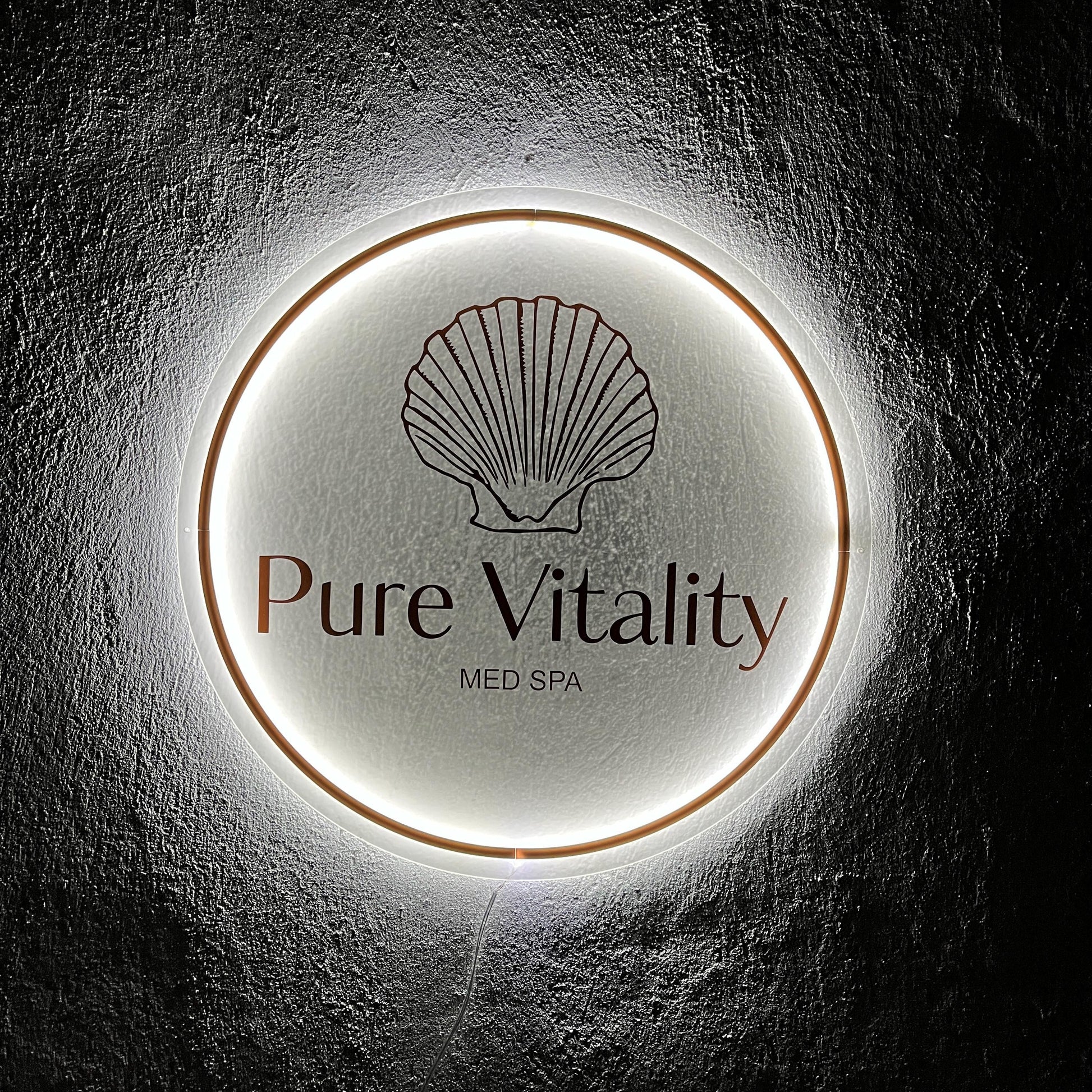 Frosted Custom Sign Business Logo, Backlit Acrylic Sign, Personalized Business Name Sign, Salon Wall Decor, Office Sign, Storefront Sign