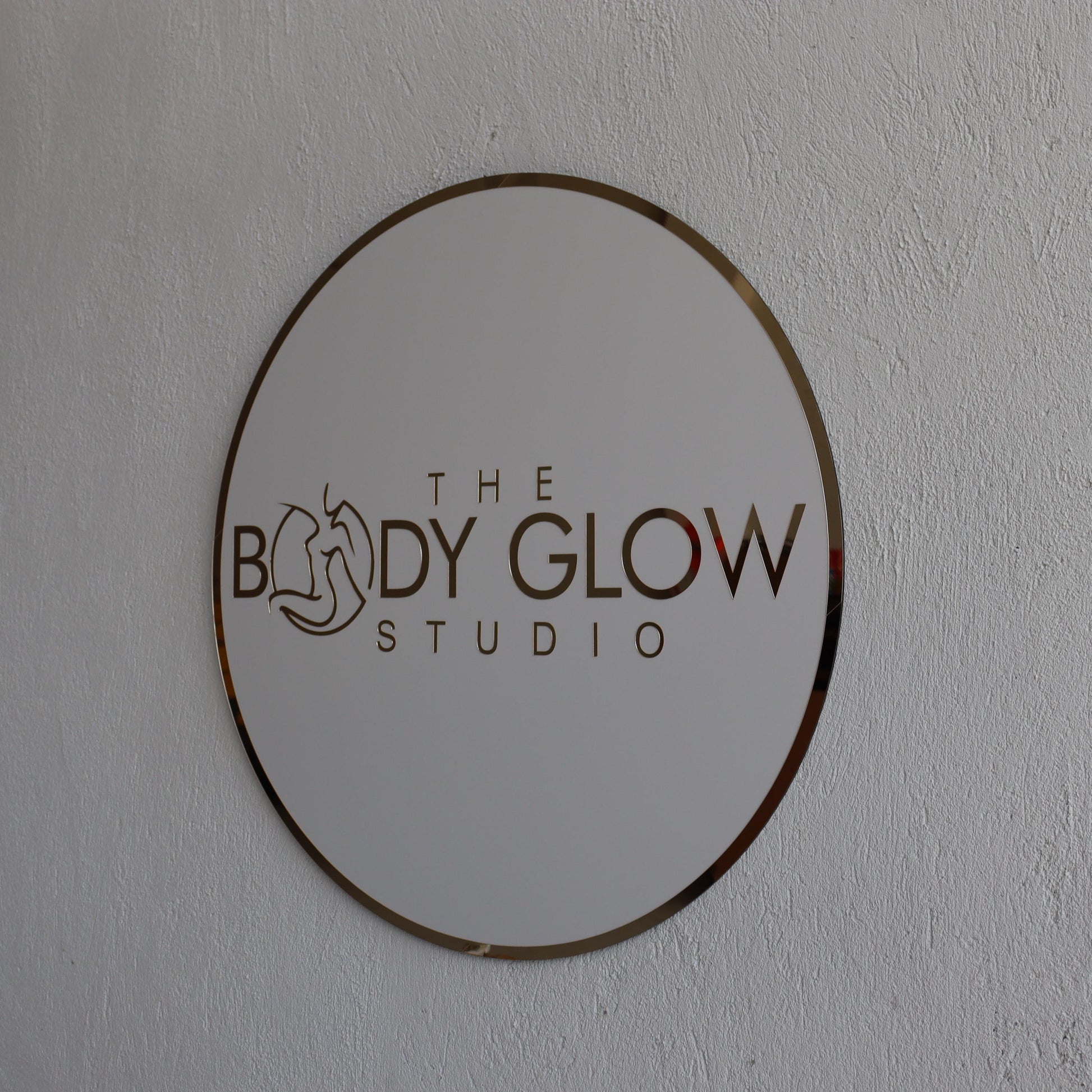 Business Mirror Logo Sign, Custom 3D Acrylic Sign, Modern Office Wall Decor, Personalized Company Logo, Reception Desk Sign