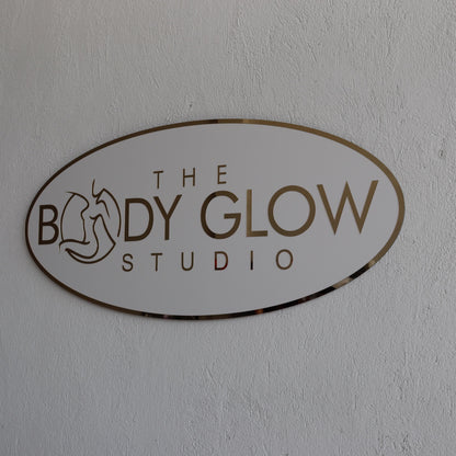 Business Mirror Logo Sign, Custom 3D Acrylic Sign, Modern Office Wall Decor, Personalized Company Logo, Reception Desk Sign