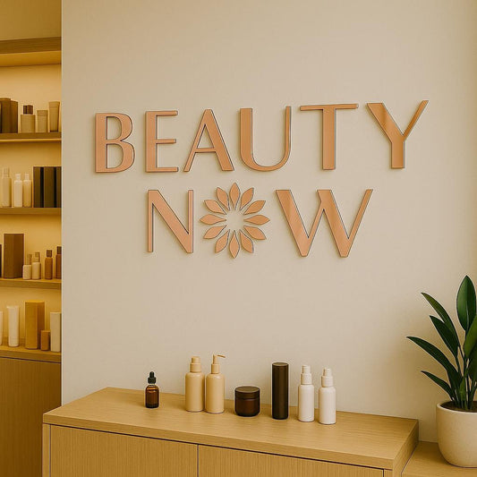 Business Logo Sign, Reception Logo Sign, Beauty Salon Sign, Laser Cut Logo Sign, 3D Business Sign, Business Signboard, Aesthetic Salon Sign