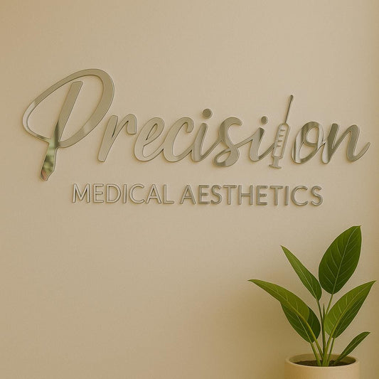Business Logo Sign, Reception Logo Sign, Beauty Salon Sign, Laser Cut Logo Sign, 3D Business Sign, Business Signboard, Aesthetic Salon Sign