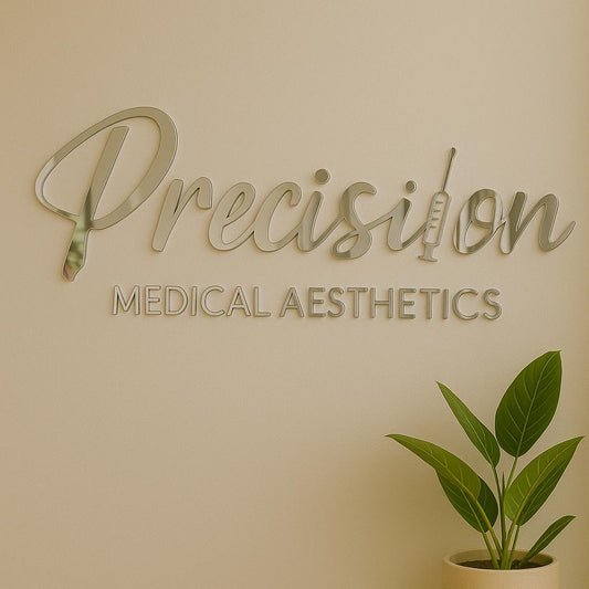 Business Logo Sign, Reception Logo Sign, Beauty Salon Sign, Laser Cut Logo Sign, 3D Business Sign, Business Signboard, Aesthetic Salon Sign