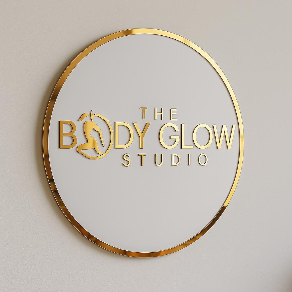 Custom Round Acrylic Salon Sign, Personalized Beauty Studio Wall Logo, Business Name Sign for Esthetician, Spa or Nail Room Decor