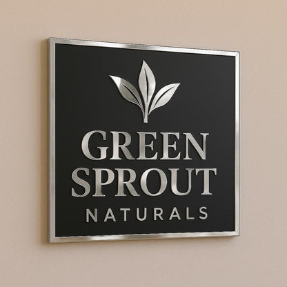 Custom Rectangle Acrylic Salon Sign, Personalized Beauty Studio Wall Logo, Business Name Sign for Esthetician, Spa or Nail Room Decor