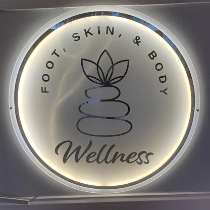 Custom Beauty Studio Neon Sign, Acrylic Salon Backlit Sign, Business Logo Signs, Wall and Door Office Sign, Wall LED Salon logo sign