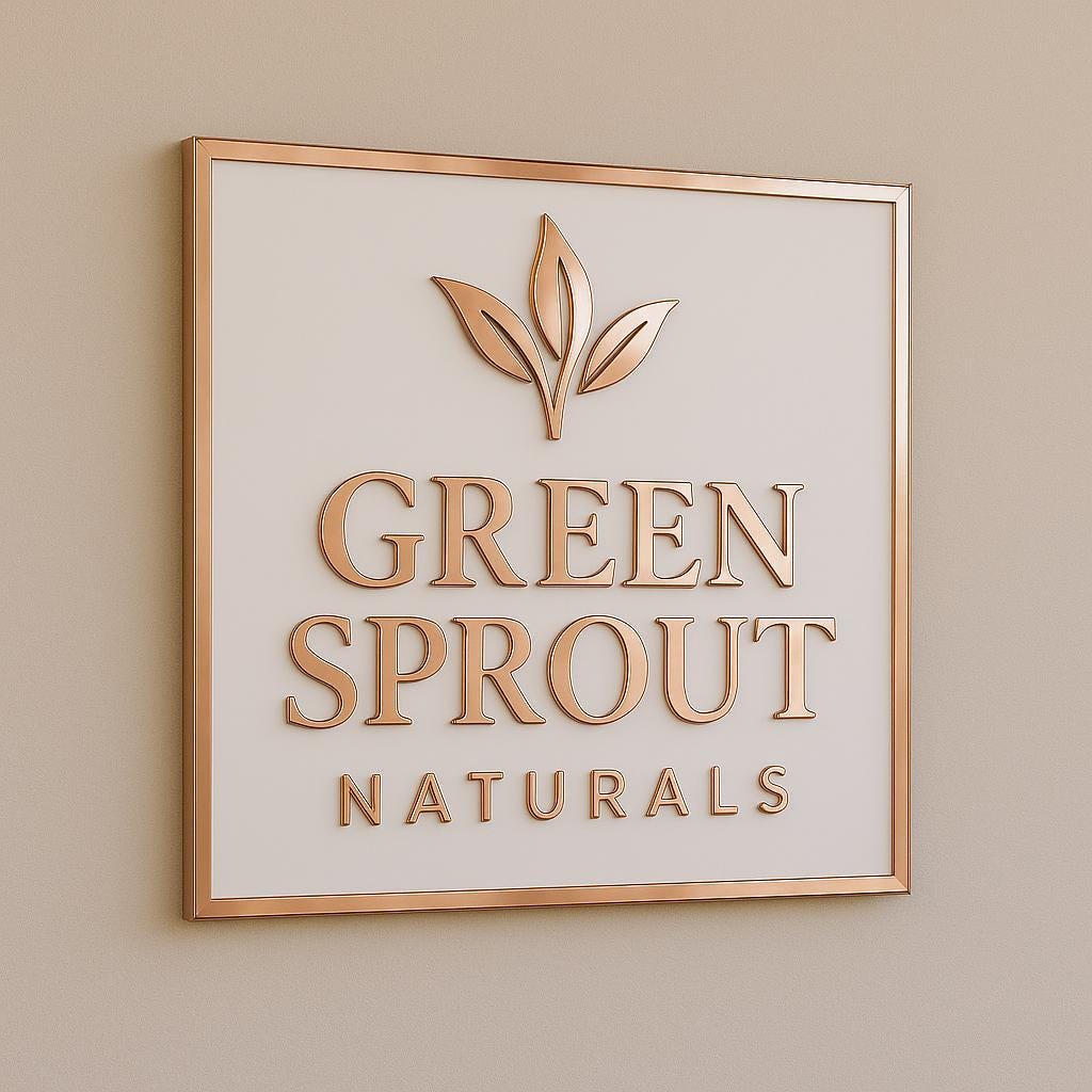 Custom Rectangle Acrylic Salon Sign, Personalized Beauty Studio Wall Logo, Business Name Sign for Esthetician, Spa or Nail Room Decor