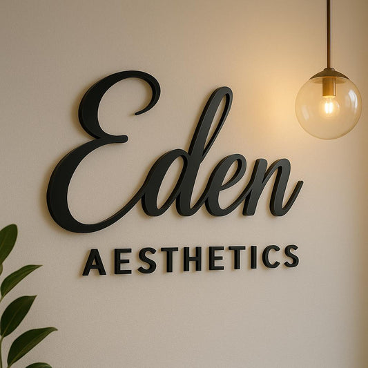 Business Logo Sign, Reception Logo Sign, Beauty Salon Sign, Laser Cut Logo Sign, 3D Business Sign, Business Signboard, Aesthetic Salon Sign