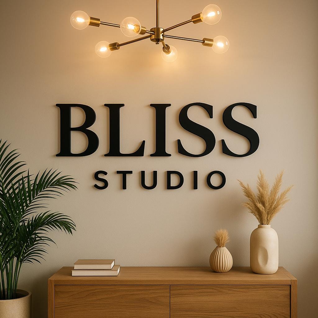 Business Logo Sign, Reception Logo Sign, Beauty Salon Sign, Laser Cut Logo Sign, 3D Business Sign, Business Signboard, Aesthetic Salon Sign
