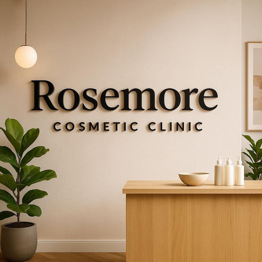 Large Acrylic Salon Wall Sign – Custom Laser Cut Logo Business Signage for Spa, Hair, and Beauty Salon Indoor Wall Decor Sticker